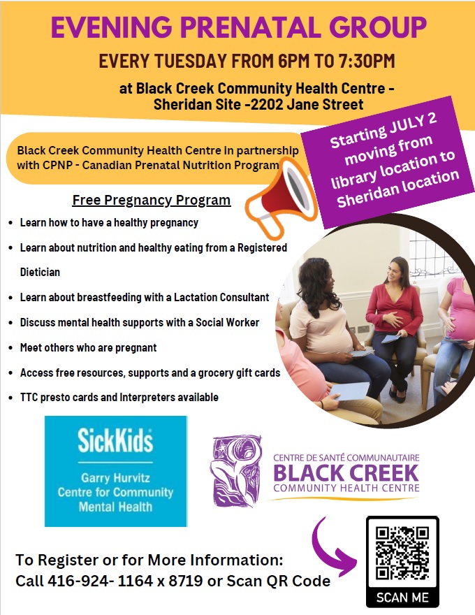 Pregnancy & Breastfeeding Support - Black Creek Community Health Centre